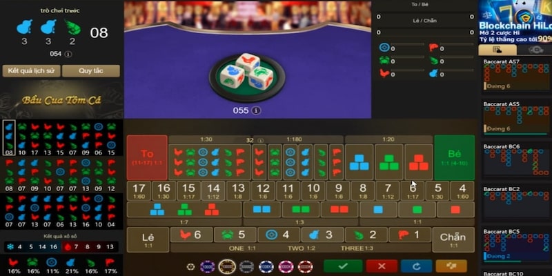 Các tính thưởng trong Bầu Cua tại Sunwin